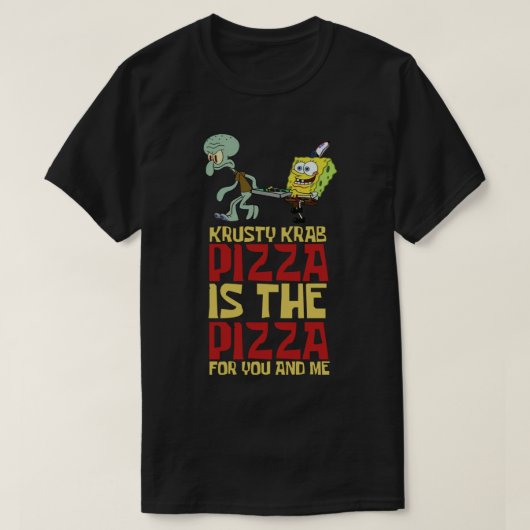 T-shirt Krusty Krab Pizza (Design devant)