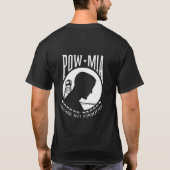 T-shirt KRW POW-MIA vous n'êtes pas oubliés (Dos)