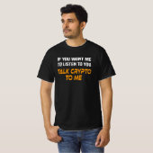 T-shirt Krypto Crypto Trader Dit Krypto Devise Mineur (Devant entier)