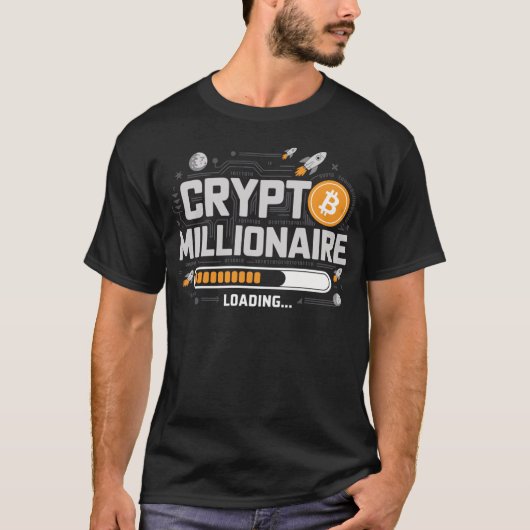 T-shirt Krypto-millionnaire (Devant)