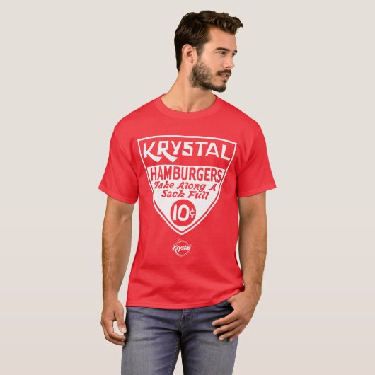T-shirt Krystal bouclier de 10 cents (Devant entier)