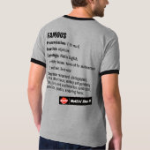 T-shirt Krystal célèbre (Dos)