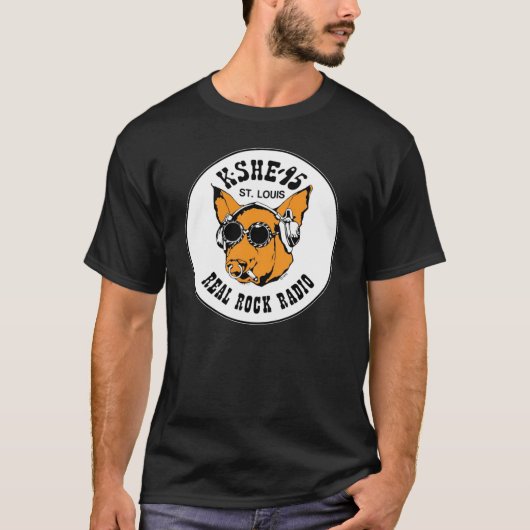T-shirt KSHE 95 Drôle ChienKSHE 95 Copier le cadeau Hallow (Devant)