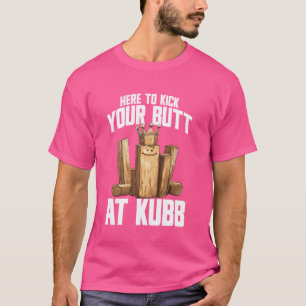 T-shirt Kubb Joueur pelouse Jeu Jeu Jeu Jeu Viking Chess K
