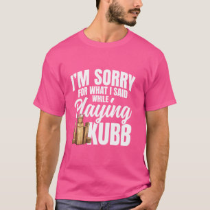 T-shirt Kubb Set Viking Joueur Joueur Jeu Legend Viki