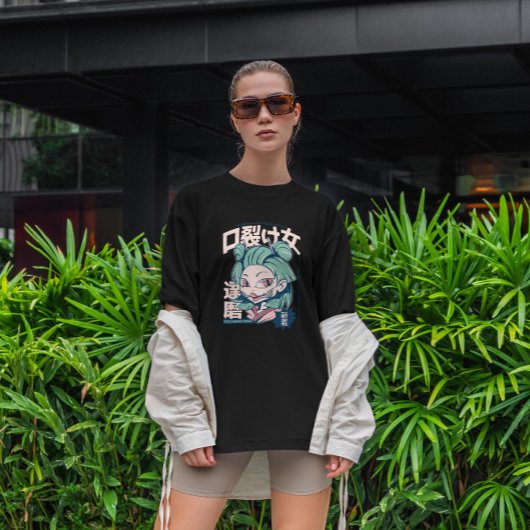 T-shirt Kuchisake Onna Japonais Yokai