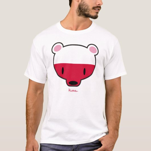 T-shirt Kuma-chan polonais (Devant)