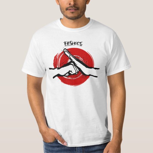 T-shirt Kung Fu - Arts martiaux - Respect (Devant)