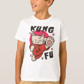 T-shirt Kung Fu Cat (Devant)