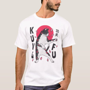 T-shirt Kung Fu Cat