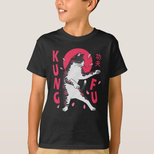T-shirt Kung Fu Cat (Devant)