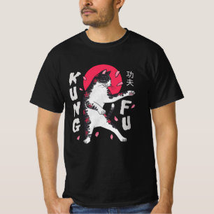 T-shirt Kung Fu Cat