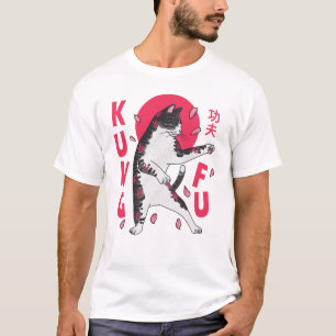 T-shirt Kung Fu Cat