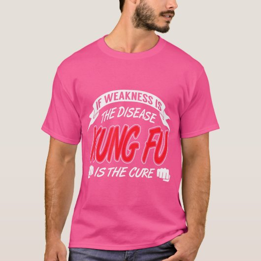 T-shirt Kung Fu Est Le Traitement (Devant)