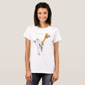 T-shirt Kung Fu giraffe (Devant entier)