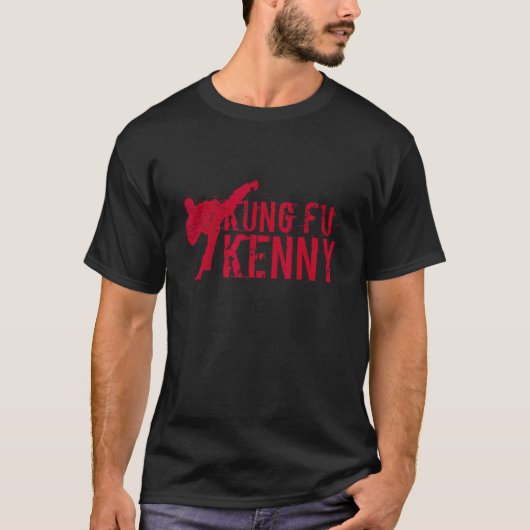 T-shirt kung fu kenny (Devant)
