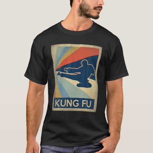 T-shirt kung fu vintage (Devant)