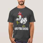 T-shirt Kung Pow poulet drôle Karate poulet (Devant)