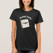 T-shirt Kung Tofu Funny Kungfu Tofu Pun Dark BG (Devant)