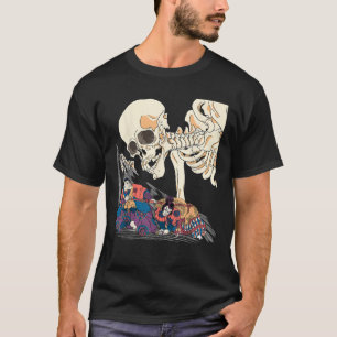 T-shirt Kuniyoshi Samurai tuant Skeleton Spectre ukiyo e