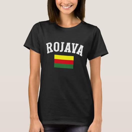 T-shirt Kurdistan Kurdes Kurdes Rojava kurde (Devant)