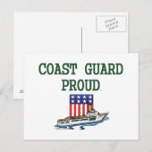 T-SHIRT kustwacht Briefkaart (Voorkant / Achterkant)