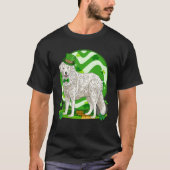 T-shirt Kuvasz Dog St Patrick's Day Leprechaun (Devant)