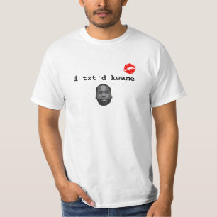 T-shirt kwame du txt'd i