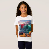 T-Shirt KWANZAA - 7 NUITS - KINARA (Devant entier)