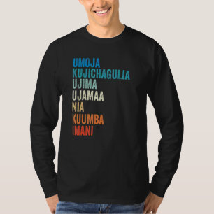 T-shirt Kwanzaa Sept Principes 1