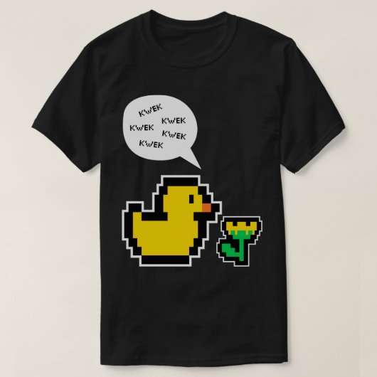 T-shirt kwek kwek kwek canard (Design devant)