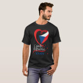 T-shirt Kyjov République Tchèque Drapeau Cardiaque Lion Ti (Devant entier)