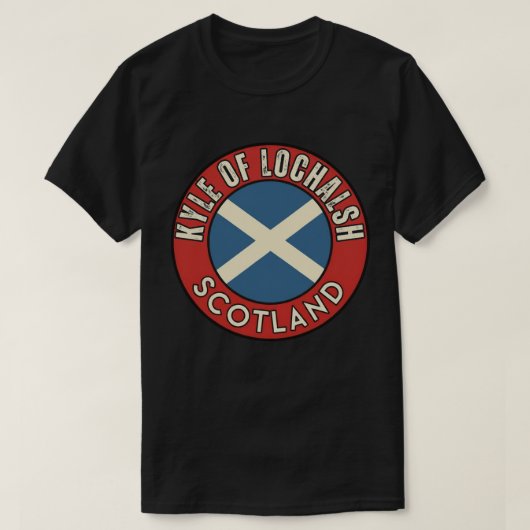 T-shirt Kyle de Lochalsh, Écosse (Design devant)