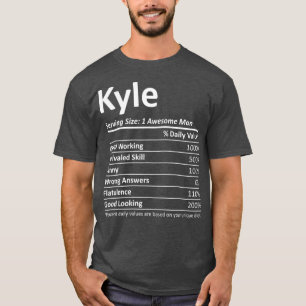 T-shirt KYLE Nutrition Funny Anniversaire Nom personnalis