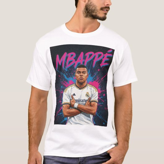 T-shirt Kylian Mbappé (Devant)