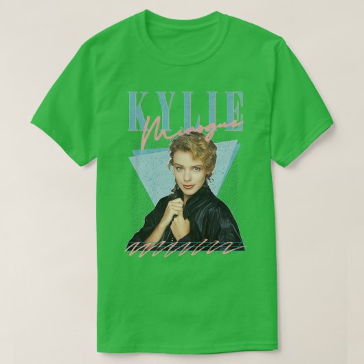 T-shirt Kylie 80s Retro Fan Design 1 (Design devant)