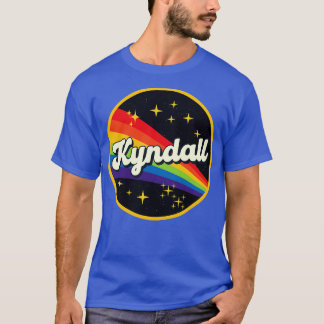 T-shirt Kyndall Arc-en-ciel dans l'espace Style Vintage