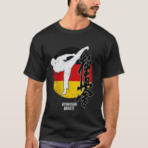 T-shirt Kyokushin Allemagne Karaté drapeau allemand Kyokus