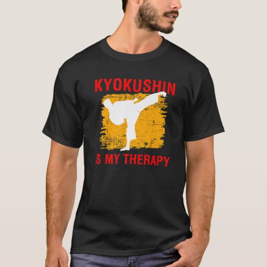 T-shirt Kyokushin Est Ma Thérapie Martial Arts Karate Cita (Devant)