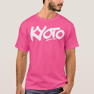 T-shirt Kyoto City Graffiti Street Art Style Hip japonaise