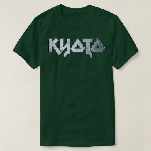 T-shirt Kyoto métallique lourd (Design devant)