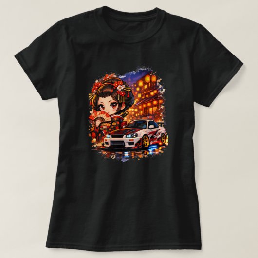 T-shirt Kyoto Night Runner (Design devant)
