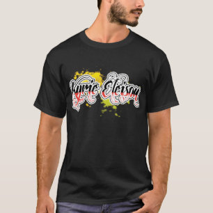 T-shirt Kyrie Eleison Expression religieuse Texte stylisé