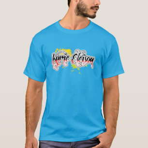 T-shirt Kyrie Eleison Expression religieuse Texte stylisé