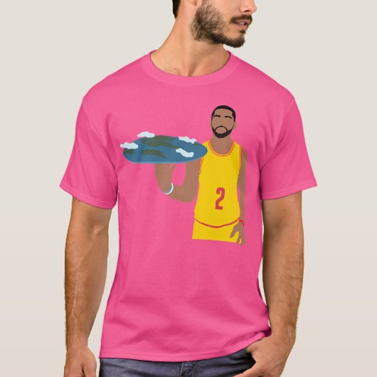 T-shirt Kyrie Irving Flat Earth (Devant)