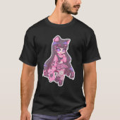 T-shirt Kyuuchandesu Neko Emo Girl Cat Alt Girl Esthétique (Devant)