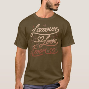 T-shirt L amour Amor Dark par Tobe Fonseca