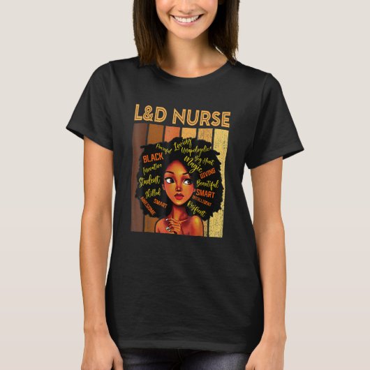 T-shirt L&d Infirmière Infirmière Amour Infirmière Étudian (Devant)