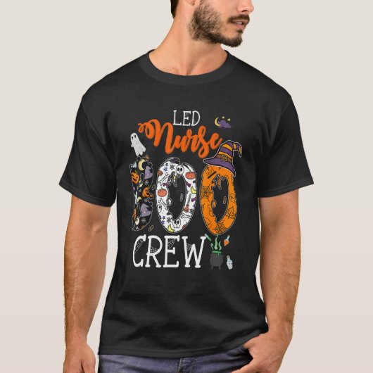 T-shirt L&D Nurse Boo Crew Halloween Labor & Delivery Nurs (Devant)