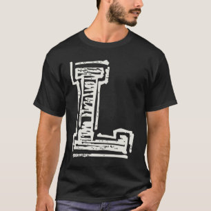 T-shirt L dans la police sportive Vintage